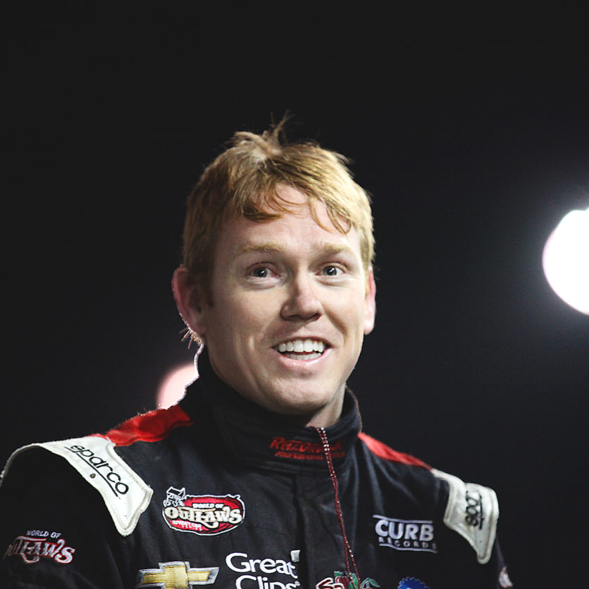 Brad Sweet placed 1st/2nd/1st  in each of the 2016 World of Outlaws Craftsman Sprint Car Series events-held at Volusia Speedway. ( Jeffrey Turford / TDP )