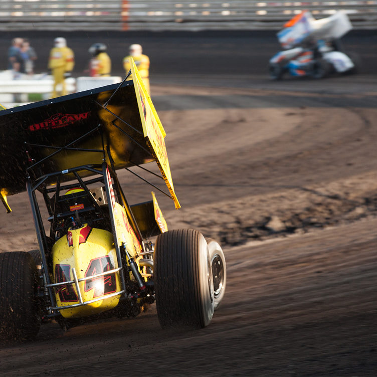 Brad Sweet time trialed fastest out of a field of 60 on day 2 of The Knoxville Nationals. ( Jeffrey Turford / TDP )