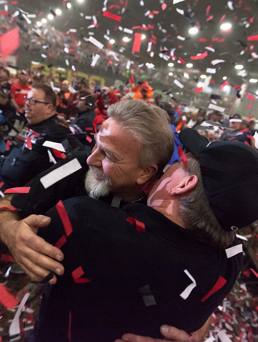 Saturday January 14, TULSA, Oklahoma - Keith Kunz—co-founder of Keith Kunz Motorsports; winner of The 31st annual Lucas Oil Chili Bowl Nationals presented by General Tire ( Jeffrey Turford / TDP )